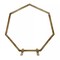 7 ft Natural Heptagon Wood Wedding Arch Backdrop Stand Party Events Decorations